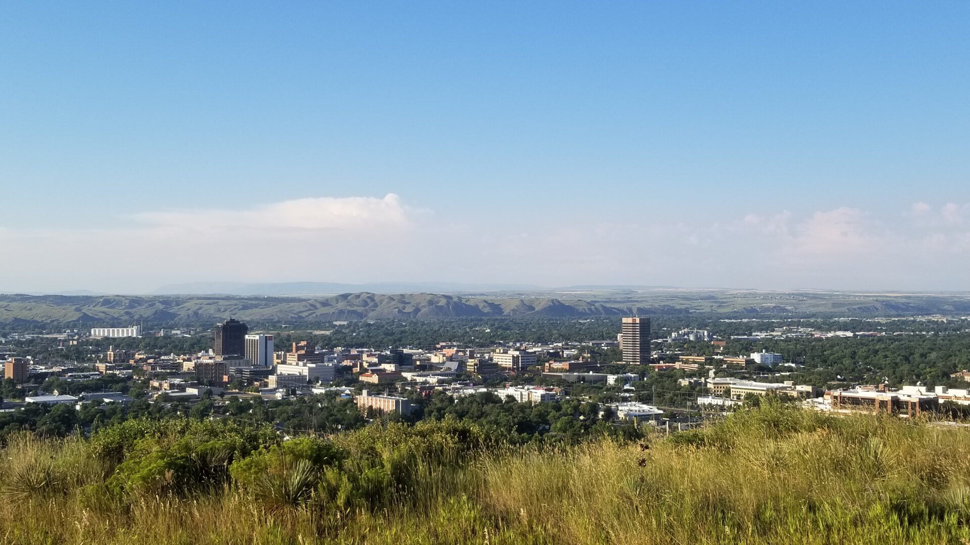 View over Billings MT real estate
